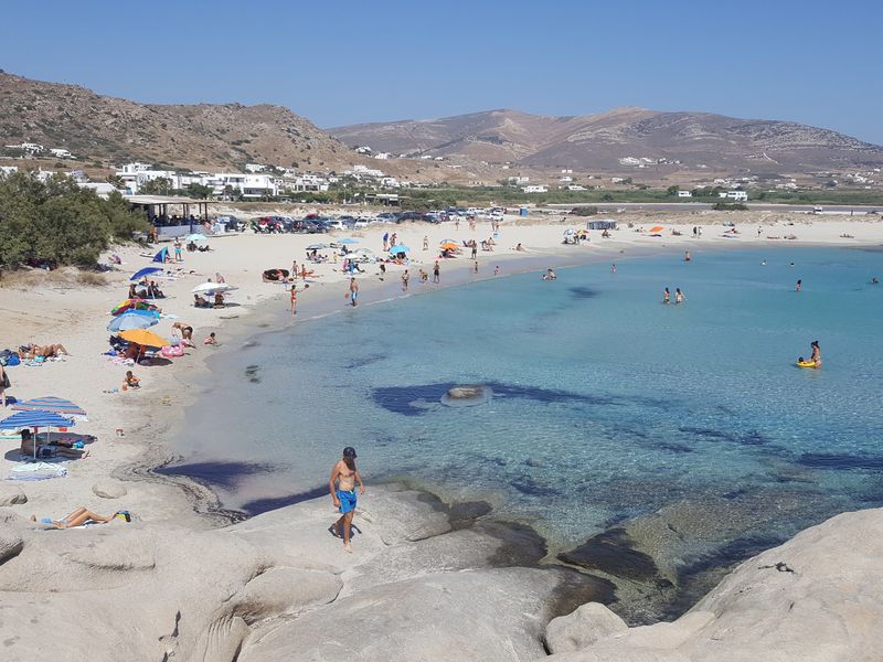naxos strände