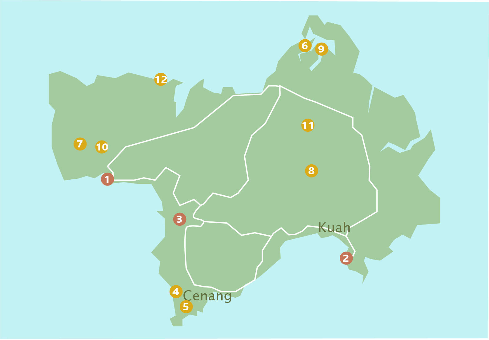 langkawi map