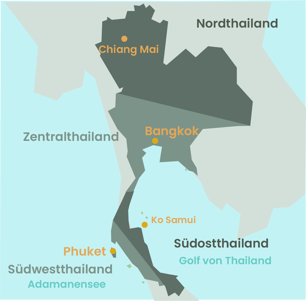 Thailand Klimaregionen - klick auf reisen
